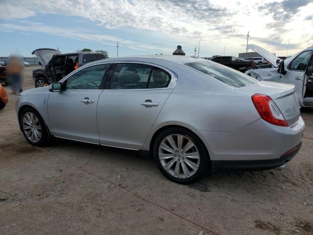 1LNHL9FT7DG604475 - 2013 LINCOLN MKS SILVER photo 2