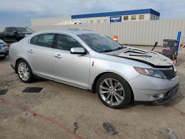 1LNHL9FT7DG604475 - 2013 LINCOLN MKS SILVER photo 4