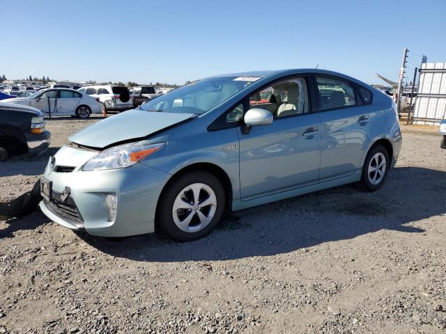 JTDKN3DU1F1956177 - 2015 TOYOTA PRIUS GREEN photo 1