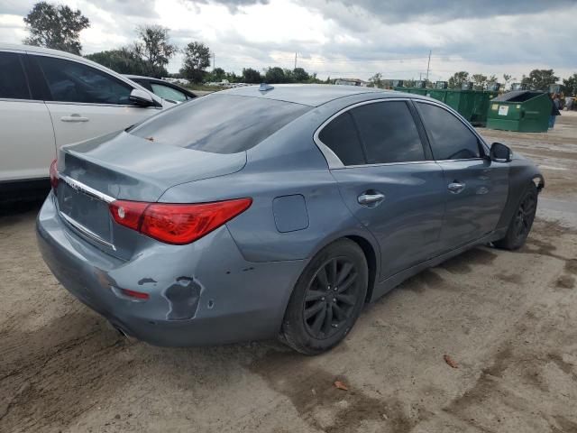 JN1BV7AP9FM335065 - 2015 INFINITI Q50 BASE BLUE photo 3