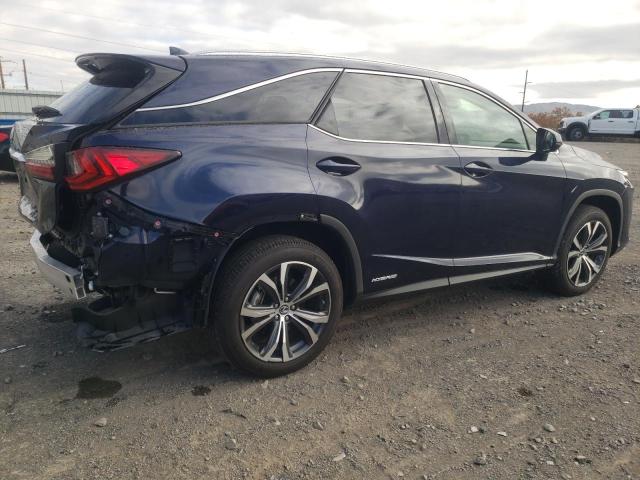 JTJHGKFA3M2017795 - 2021 LEXUS RX 450H L BLUE photo 3