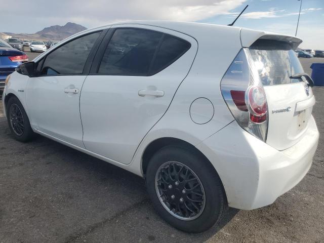 JTDKDTB37D1556909 - 2013 TOYOTA PRIUS C WHITE photo 2