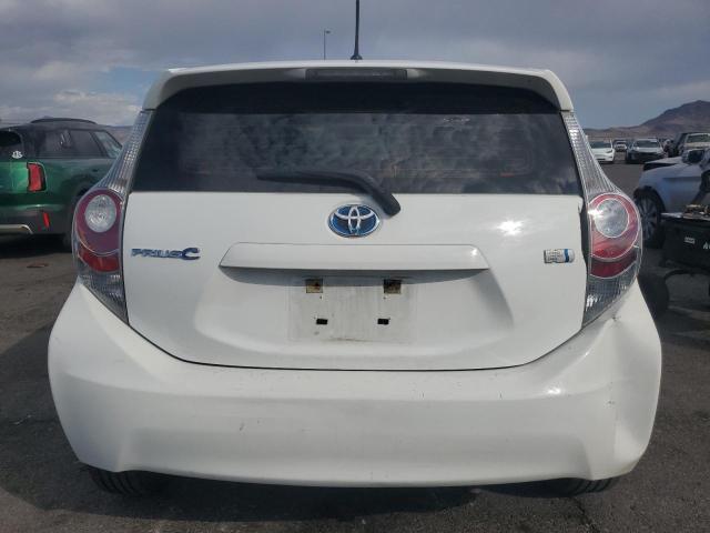JTDKDTB37D1556909 - 2013 TOYOTA PRIUS C WHITE photo 6