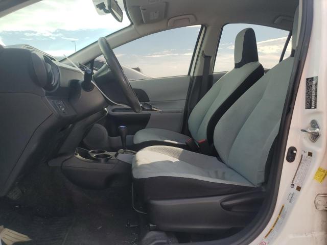 JTDKDTB37D1556909 - 2013 TOYOTA PRIUS C WHITE photo 7
