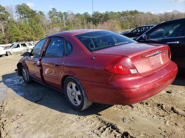 1FAFP55283G200946 - 2003 FORD TAURUS SES RED photo 2