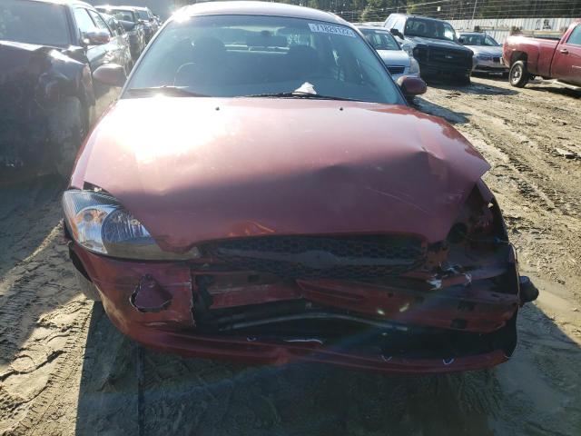 1FAFP55283G200946 - 2003 FORD TAURUS SES RED photo 5