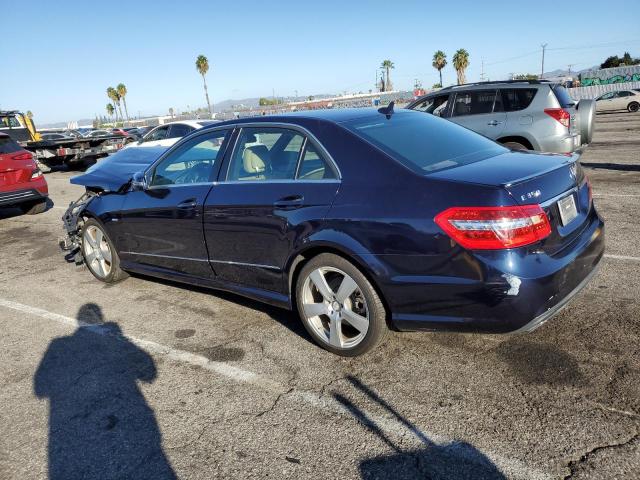 WDDHF5KB0CA600292 - 2012 MERCEDES-BENZ E 350 BLUE photo 2