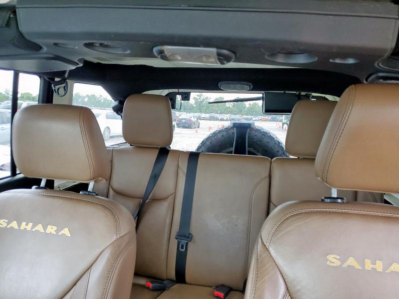 1C4BJWEG7FL528236 - 2015 JEEP WRANGLER U SAHARA BLACK photo 10