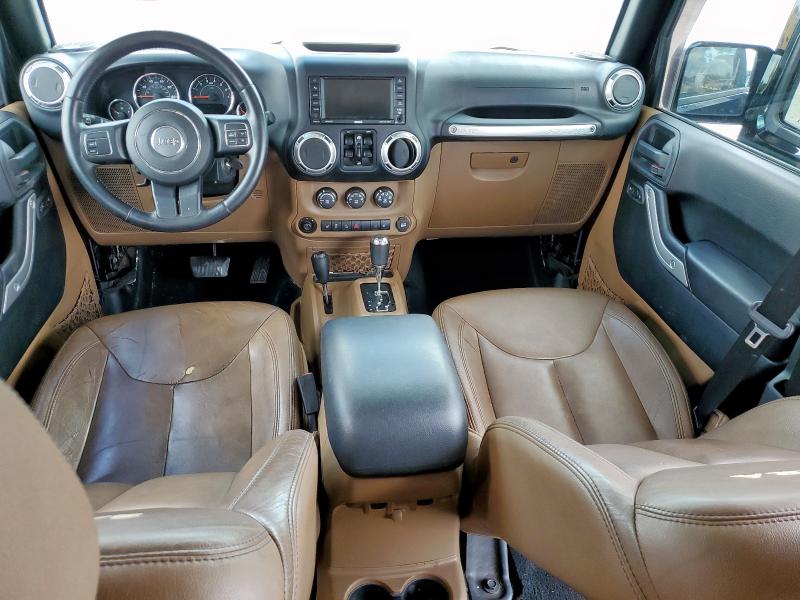 1C4BJWEG7FL528236 - 2015 JEEP WRANGLER U SAHARA BLACK photo 8