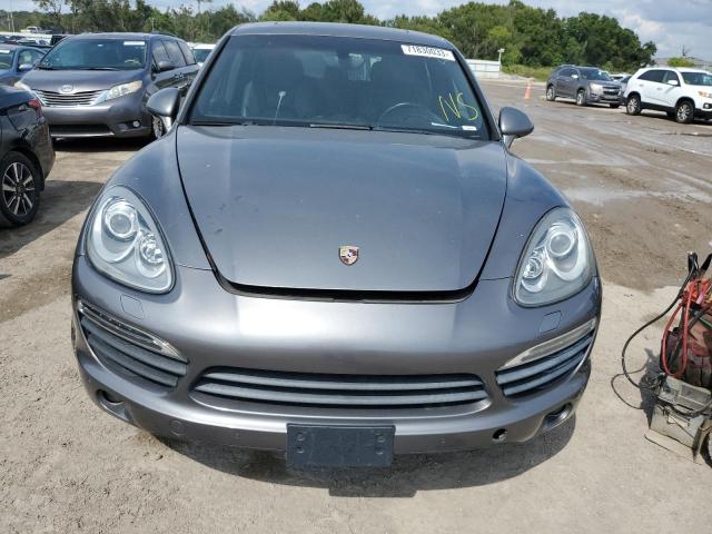 WP1AE2A25CLA92421 - 2012 PORSCHE CAYENNE S HYBRID GRAY photo 5