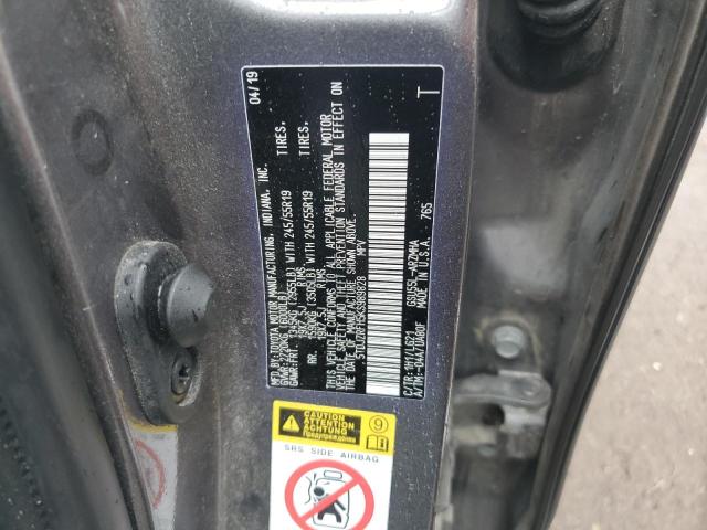 5TDJZRFH5KS989828 - 2019 TOYOTA HIGHLANDER SE Boz foto 13