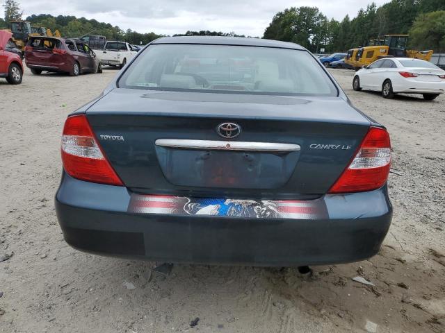 4T1BE32K73U225129 - 2003 TOYOTA CAMRY LE BLUE photo 6