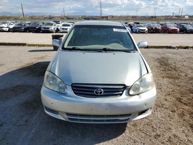 JTDBR38E130026725 - 2003 TOYOTA COROLLA CE SILVER photo 5