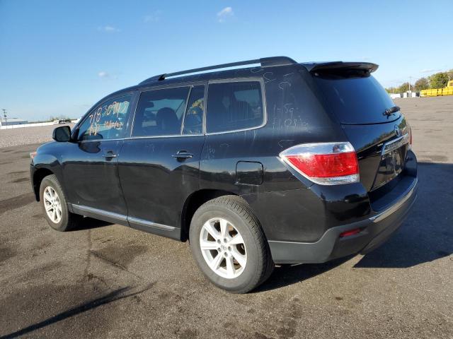 5TDBK3EH1DS207860 - 2013 TOYOTA HIGHLANDER BASE BLACK photo 2