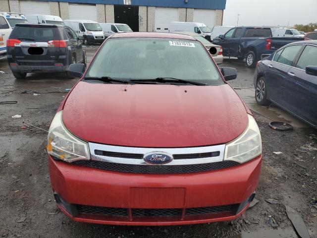 1FAHP35N39W262700 - 2009 FORD FOCUS SE RED photo 5