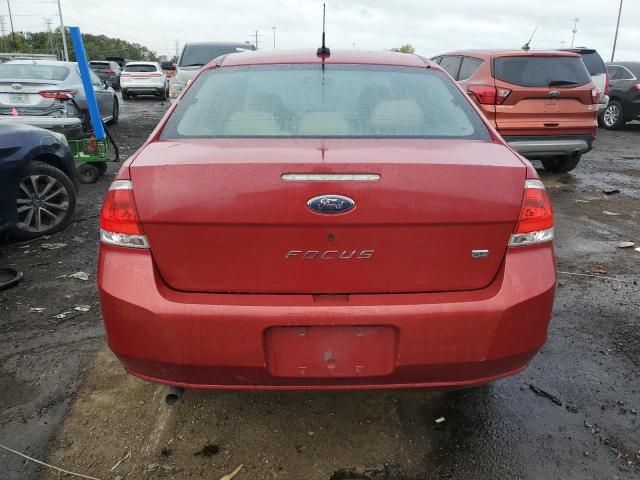 1FAHP35N39W262700 - 2009 FORD FOCUS SE RED photo 6