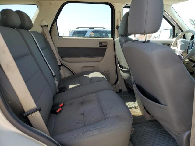 1FMCU03769KB21543 - 2009 FORD ESCAPE XLT WHITE photo 10