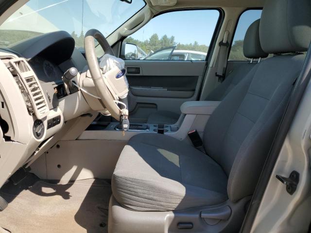 1FMCU03769KB21543 - 2009 FORD ESCAPE XLT WHITE photo 7