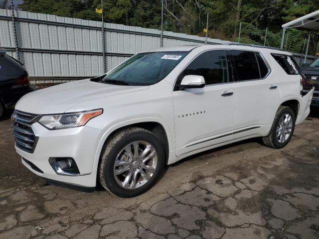 1GNEVJKW4KJ222754 - 2019 CHEVROLET TRAVERSE HIGH COUNTRY WHITE photo 1