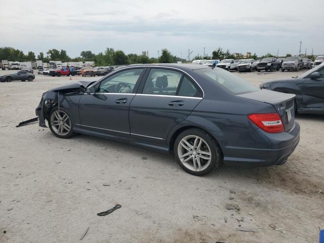 WDDGF8AB1DR296813 - 2013 MERCEDES-BENZ C 300 4MATIC GRAY photo 2