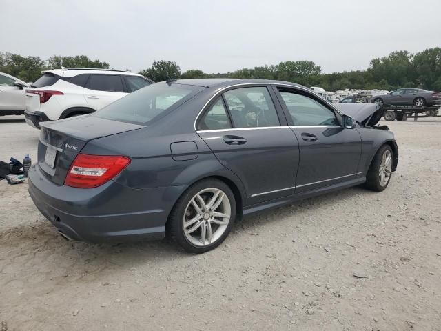 WDDGF8AB1DR296813 - 2013 MERCEDES-BENZ C 300 4MATIC GRAY photo 3