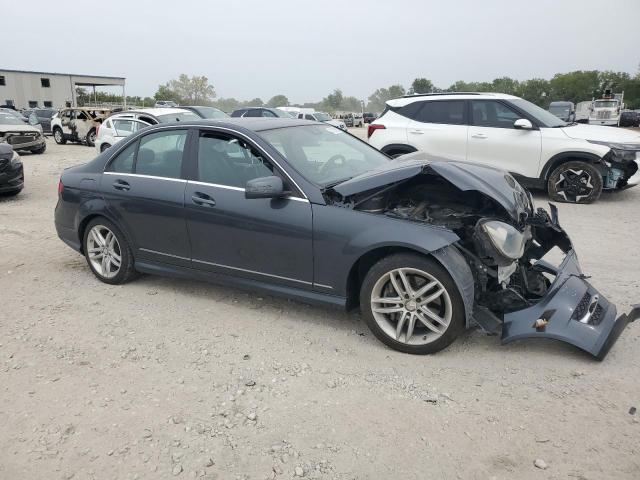WDDGF8AB1DR296813 - 2013 MERCEDES-BENZ C 300 4MATIC GRAY photo 4