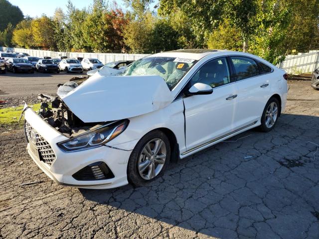 5NPE34AF8KH792587 - 2019 HYUNDAI SONATA LIMITED WHITE photo 1