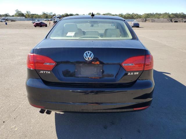 3VWDZ7AJ0BM025873 - 2011 VOLKSWAGEN JETTA SE BLACK photo 6