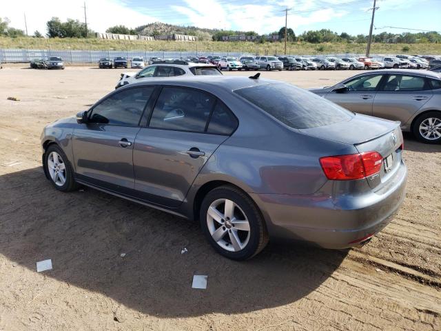 3VWLL7AJ4CM375473 - 2012 VOLKSWAGEN JETTA TDI GRAY photo 2