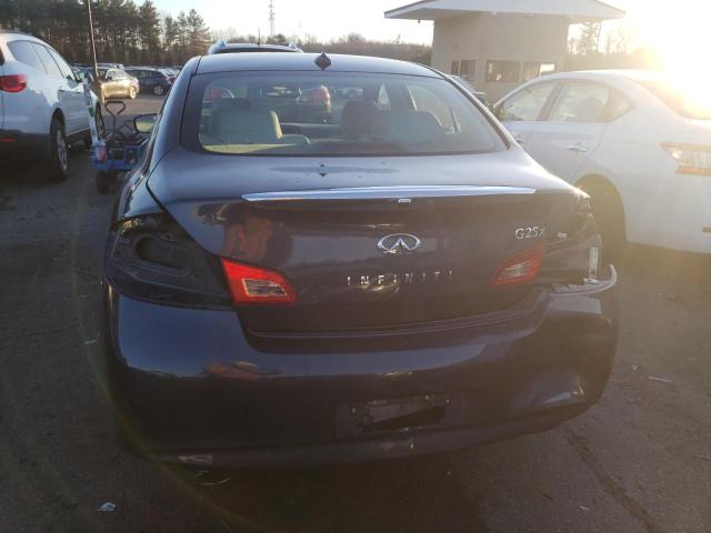 JN1DV6AR5BM652243 - 2011 INFINITI G25 GRAY photo 6