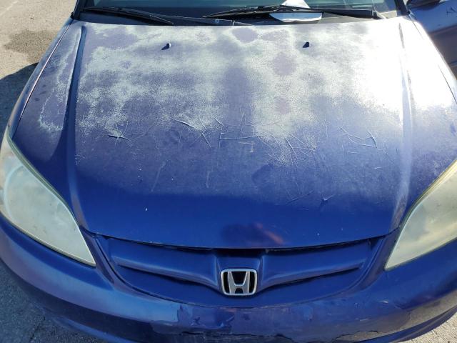 2HGES16385H519552 - 2005 HONDA CIVIC DX VP BLUE photo 11