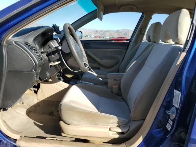 2HGES16385H519552 - 2005 HONDA CIVIC DX VP ლურჯი ფოტო 7
