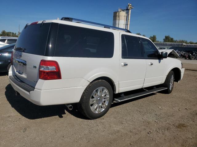 1FMJK2A51CEF17752 - 2012 FORD EXPEDITION EL LIMITED WHITE photo 3