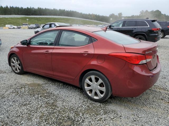 5NPDH4AE4DH265444 - 2013 HYUNDAI ELANTRA GLS RED photo 2