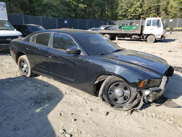 2C3CDXAT2EH358694 - 2014 DODGE CHARGER POLICE BLACK photo 4