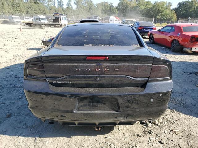 2C3CDXAT2EH358694 - 2014 DODGE CHARGER POLICE BLACK photo 6