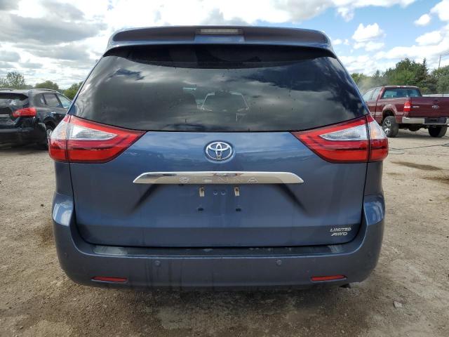 5TDDZ3DC9HS183579 - 2017 TOYOTA SIENNA XLE 蓝色 照片 6