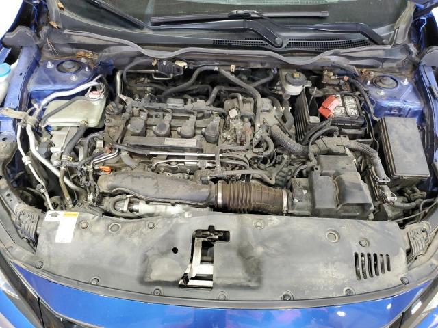 JHMFC1F39KX003285 - 2019 HONDA CIVIC EX BLUE photo 11