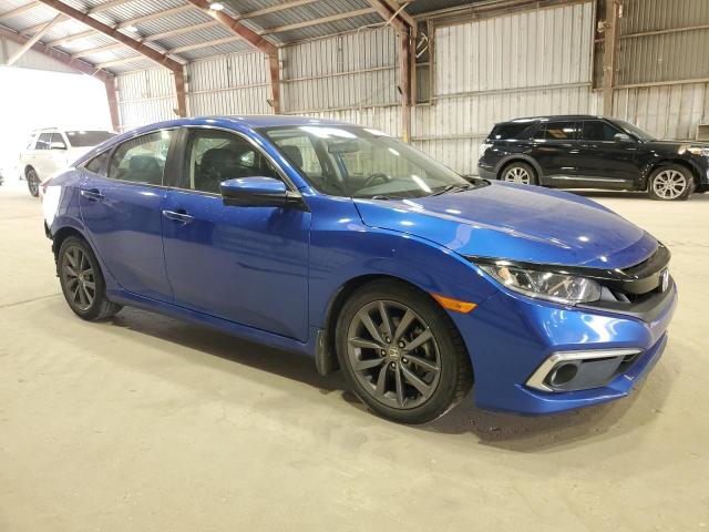 JHMFC1F39KX003285 - 2019 HONDA CIVIC EX BLUE photo 4
