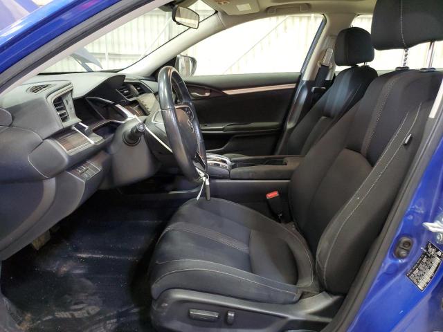 JHMFC1F39KX003285 - 2019 HONDA CIVIC EX BLUE photo 7