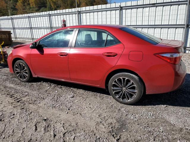 2T1BURHE4EC092535 - 2014 TOYOTA COROLLA L RED photo 2