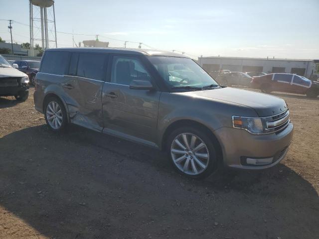 2FMGK5C86DBD20527 - 2013 FORD FLEX SEL GRAY photo 4