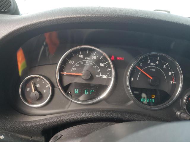 1C4AJWBG2CL238367 - 2012 JEEP WRANGLER SAHARA Gümüş foto 9