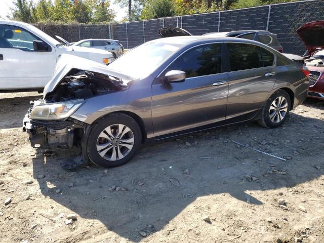 1HGCR2F36FA187605 - 2015 HONDA ACCORD LX GRAY photo 1