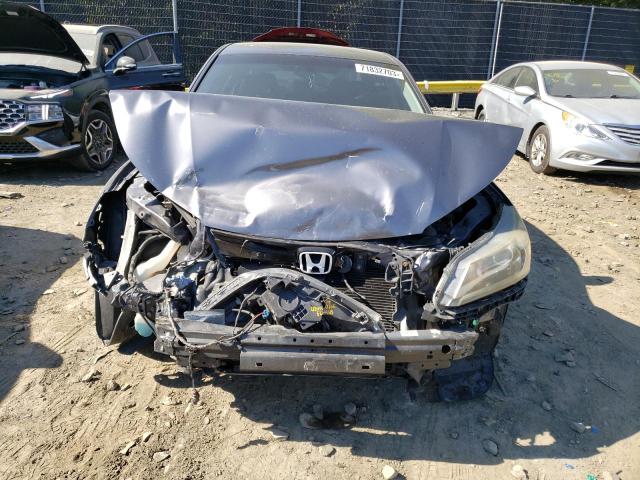 1HGCR2F36FA187605 - 2015 HONDA ACCORD LX GRAY photo 5