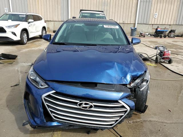 5NPD84LF2HH062774 - 2017 HYUNDAI ELANTRA SE BLUE photo 5