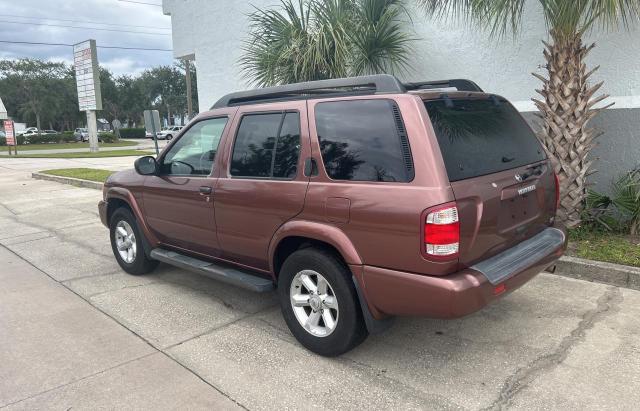 JN8DR09X83W704153 - 2003 NISSAN PATHFINDER LE BURGUNDY photo 3