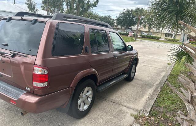 JN8DR09X83W704153 - 2003 NISSAN PATHFINDER LE BURGUNDY photo 4