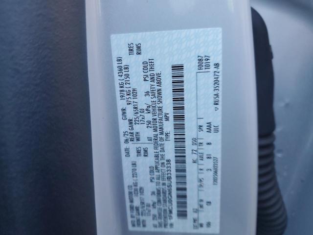 1FMCU0GN6SUB33338 - 2025 FORD ESCAPE ACTIVE 白色 照片 13