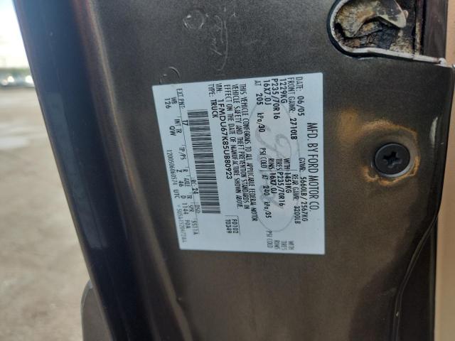 1FMDU67K85UB80923 - 2005 FORD EXPLORER S Qara foto 12